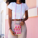 Eeïna Pouch - Mustard Zigzag