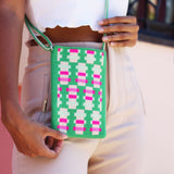 Pochette Eeïna - Géométrique Vert