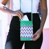 Eeïna Pouch - Mustard Zigzag