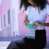 Eeïna Pouch - Mustard Zigzag