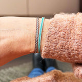 Le duo Bleu Marron aubergine