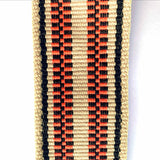 Anse de sac en Cuir Noir - ÉCRU/ROSE 5cm