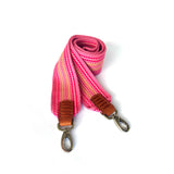 Anse de sac en Cuir Miel - ROSE/FUSHIA 5,5cm