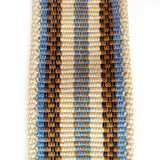 Anse de sac en Cuir Noir - BEIGE/BLEU 5cm