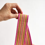 Anse de sac en Cuir Miel - ROSE 4,5cm