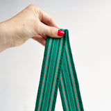 Anse de sac en Cuir Vert - VERT 4cm