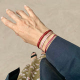 Le Grand Triangle rose argenté