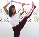 Yoga strap 2/1 Fluo Salmon