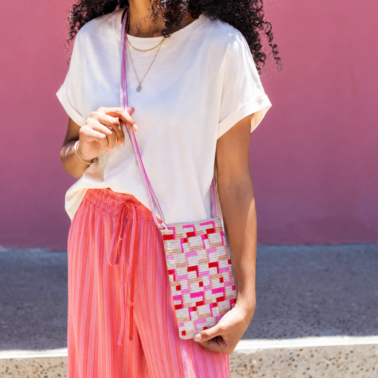 Bolsa Eeïna - Rectángulo Rosa