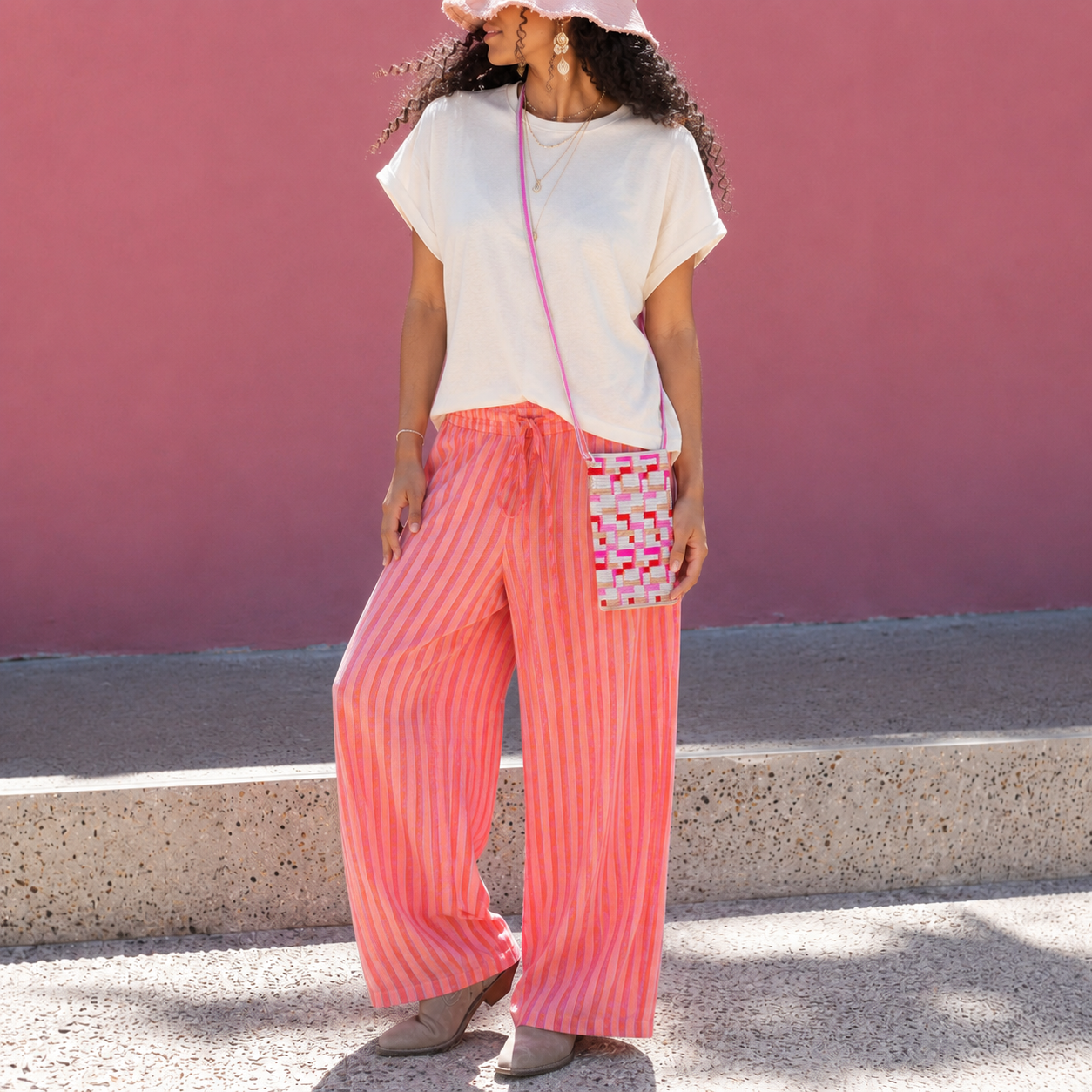 Bolsa Eeïna - Rectángulo Rosa