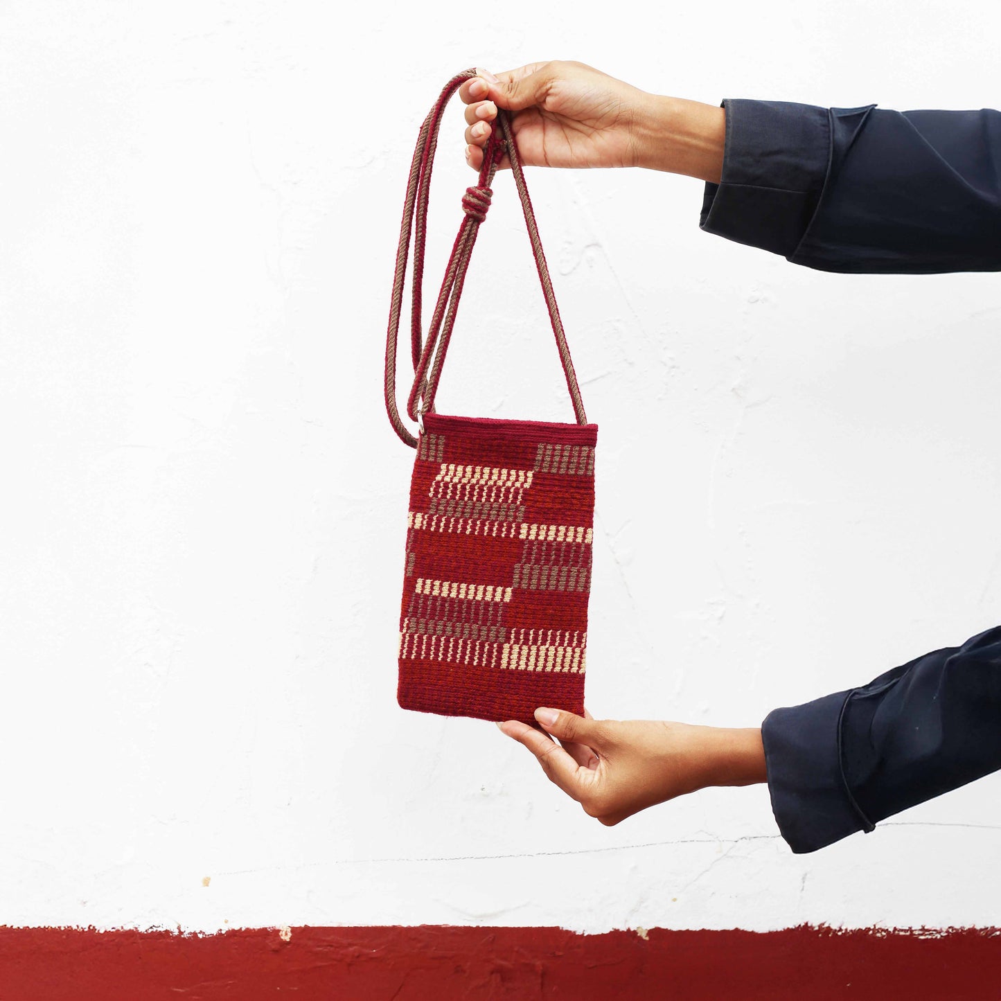 Pochette Eeïna - Bordeaux terracotta