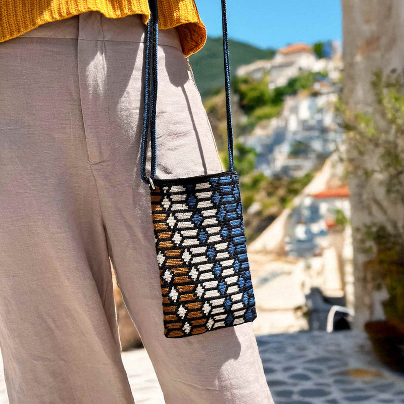 Pochette Eeïna - Losange marine