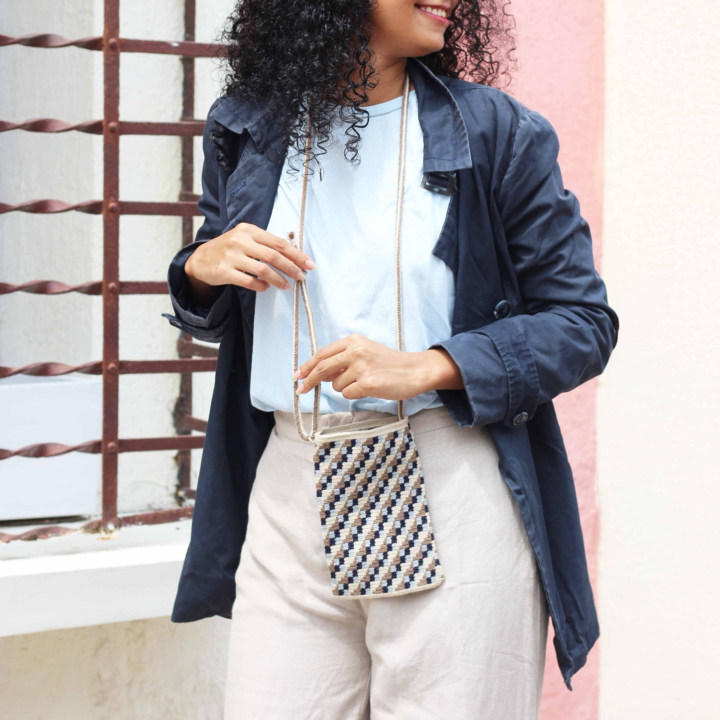 Pochette Eïnaa beige ciel