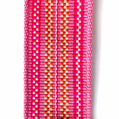 Anse de sac en Cuir Miel - ROSE/FUSHIA 5,5cm