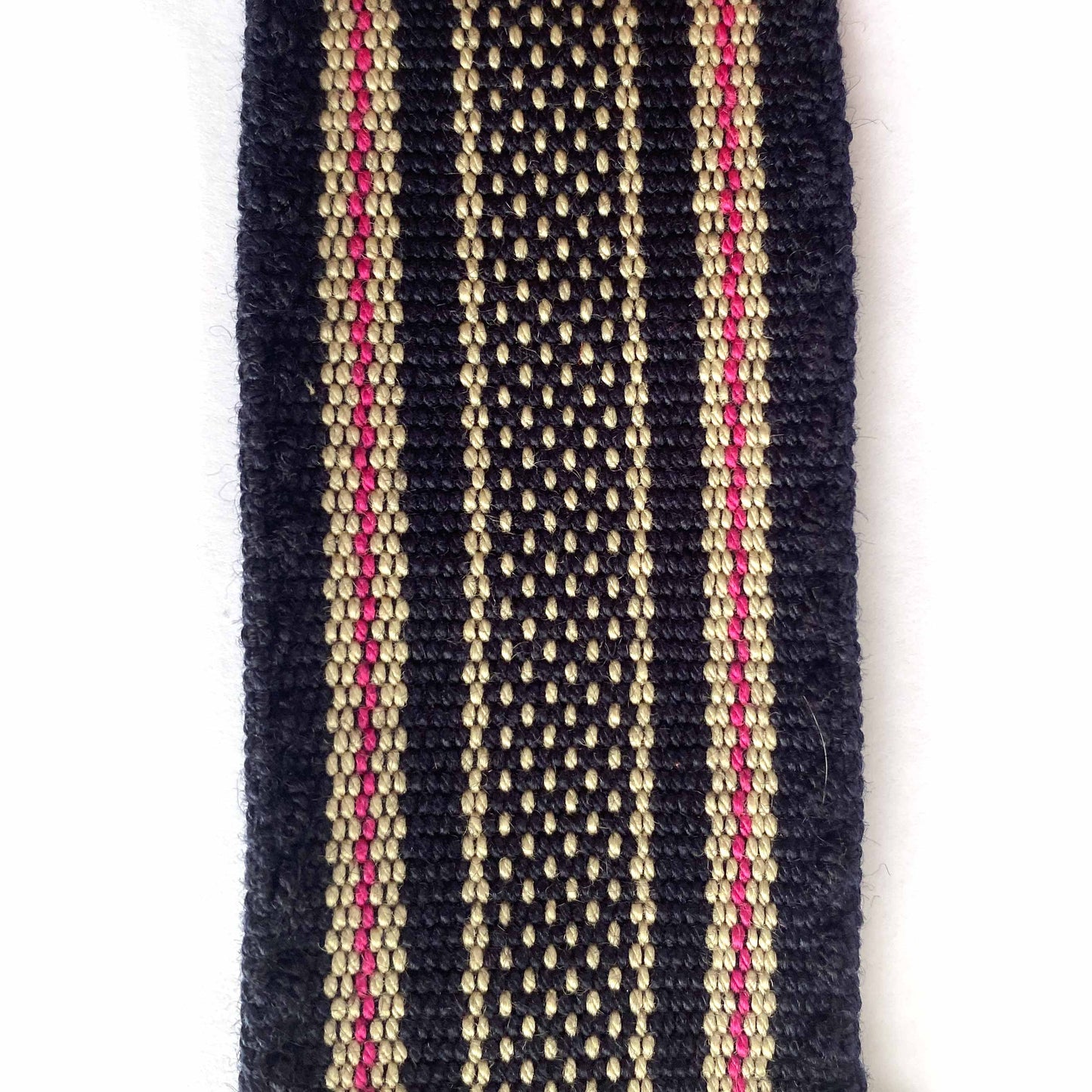 Anse de sac en Cuir Miel - BLEU MARINE 4,5cm