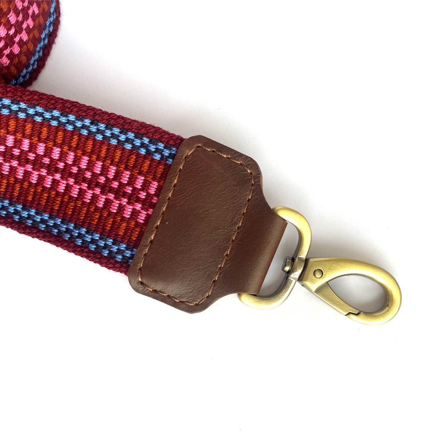 Anse de sac en Cuir Chocolat - BORDEAUX 4,5cm