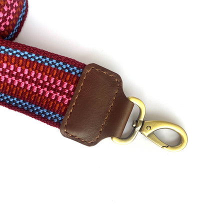 Anse de sac en Cuir Chocolat - BORDEAUX 4,5cm