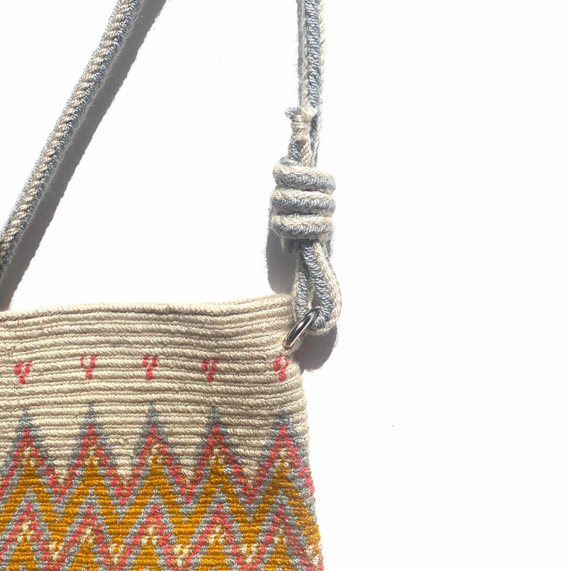 Eeïna Pouch - Mustard Zigzag