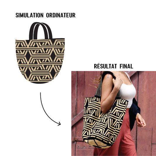 A medida: Mochila Cabas XL 