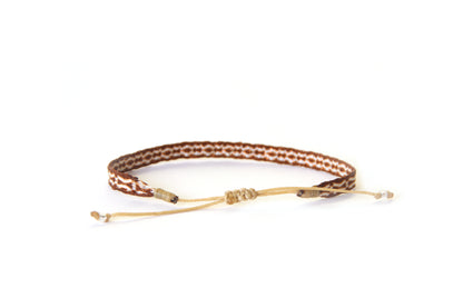 Bracelet marron foncé éthique et artisanal par Mazonia