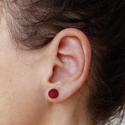 artisanat colombien sur une oreille Mazonia